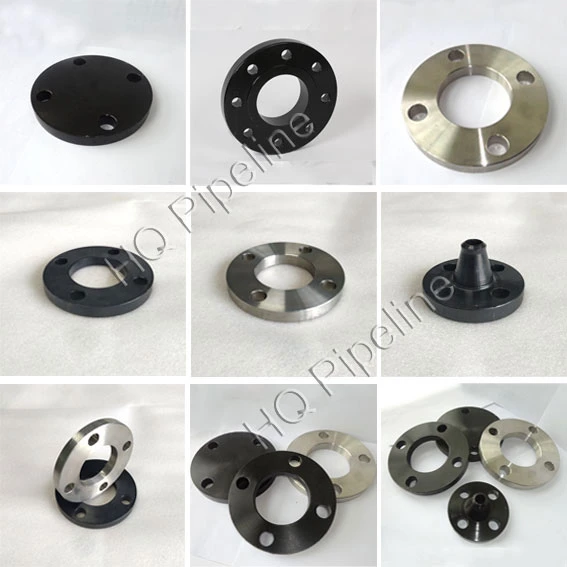 ANSI/DIN/En1092-1 Forged Carbon/Stainless Steel Pn10/16 Welding Neck/Blind/Slip on/Lap Joint/Flat Plate/Socket RF/FF Pipe Flanges