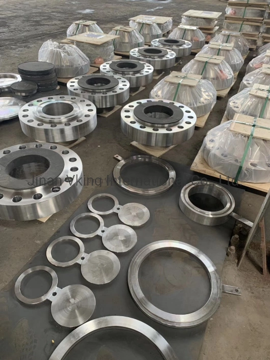 Alloy 8 Figure Spectacle Blind Flange A105 ASTM A182 F5, F9, F11, F22, F91A105 Ss CS RF Slip on Welding Neck Anchor Forged Flange