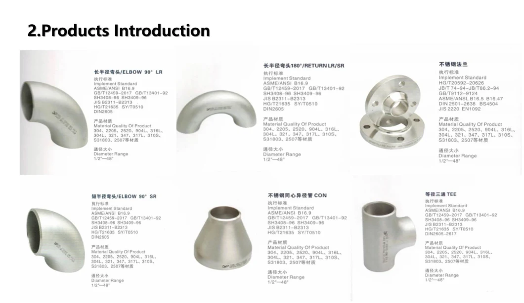 Ss Pipe Fittings DIN Pn16 Stainless Steel 316L Flange ANSI B16.5 Wn RF Flat Face Flange